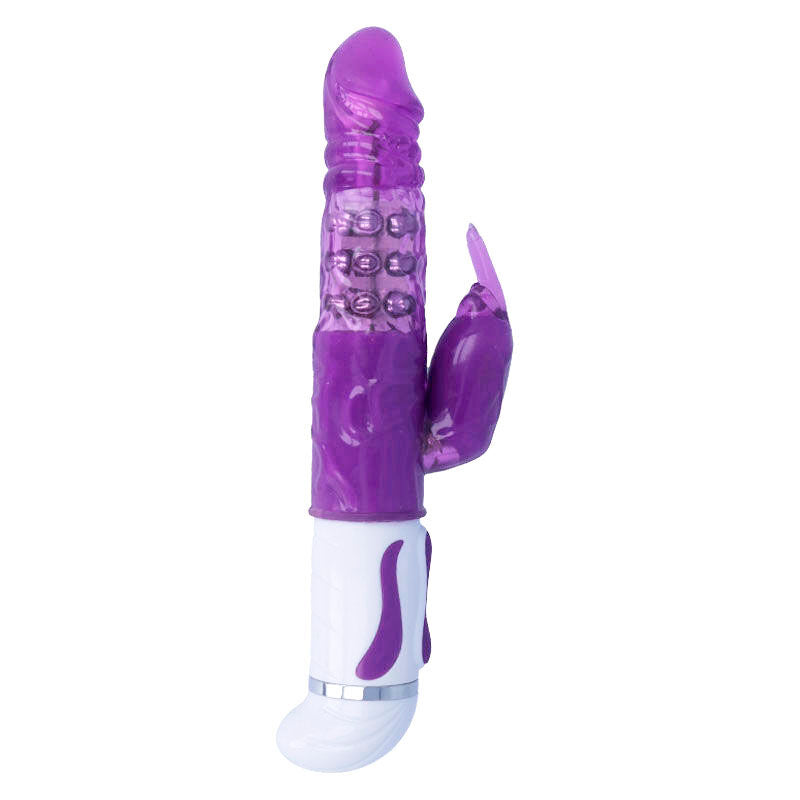 INTENSE - VIBRATORE ROTANTE GUPPY LILLA – Vibratori di coniglio – foto 3
