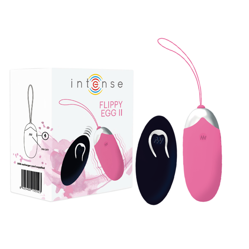 INTENSE - UOVO VIBRANTE FLIPPY II CON TELECOMANDO ROSA – Telecomando – foto 2