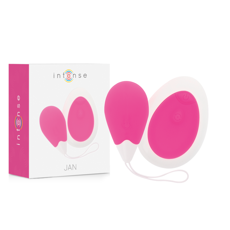 INTENSE - TELECOMANDO VIBRATORE JAN EGG ROSA – Telecomando