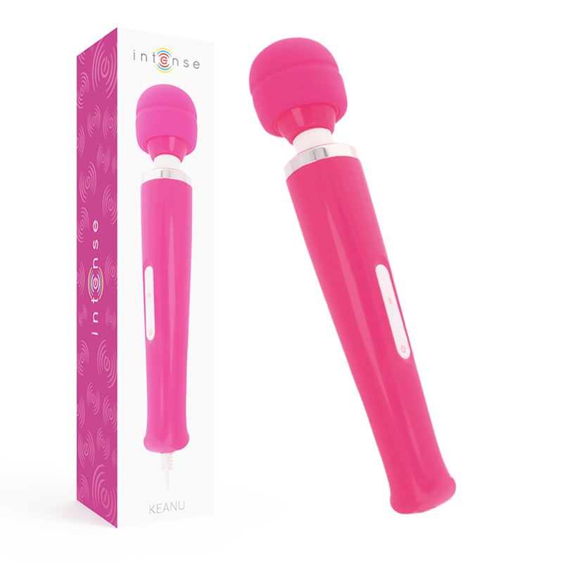 INTENSE - MASSAGGIATORE ROSA KEANU WAND INTENSE – Vibratori HI-TECH