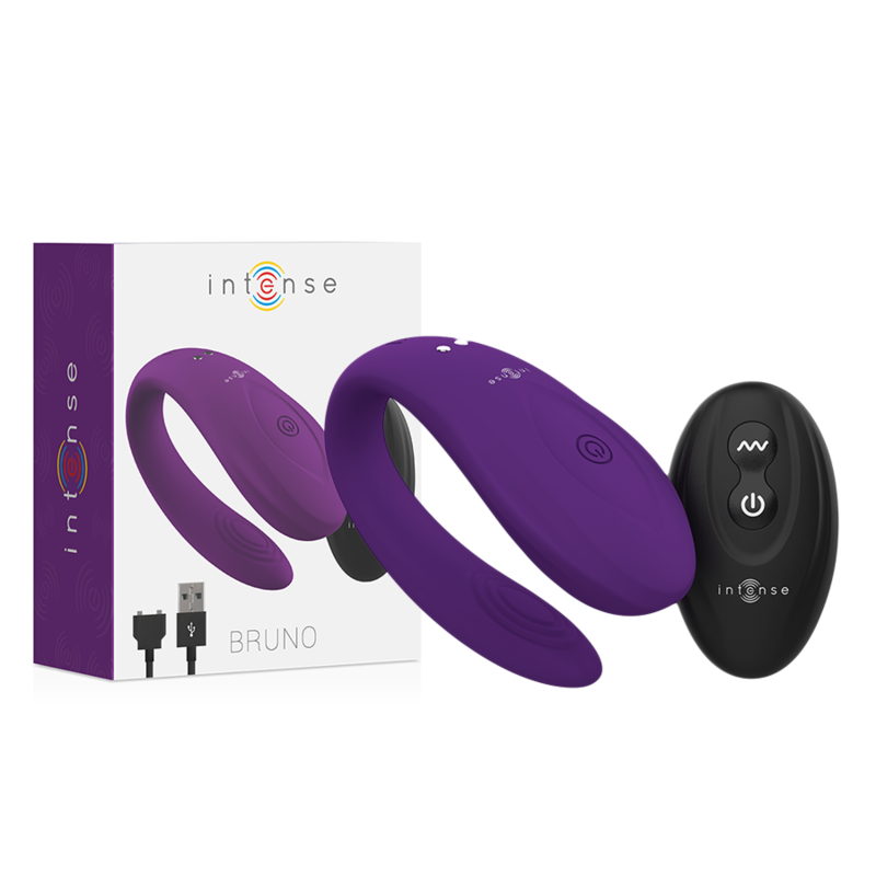 INTENSE - BRUNO PARTNER DOPPIO PIACERE LILLA – Vibratore per coppie UD – foto 2