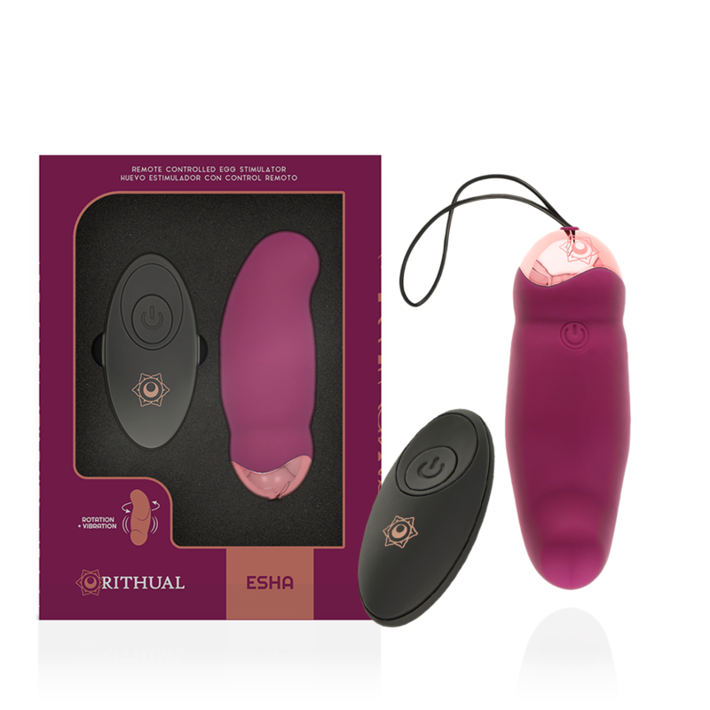 RITHUAL - ESHA EGG SISTEMA DI CONTROLLO REMOTO ROTAZIONE + VIBRAZIONE – Telecomando – foto 2