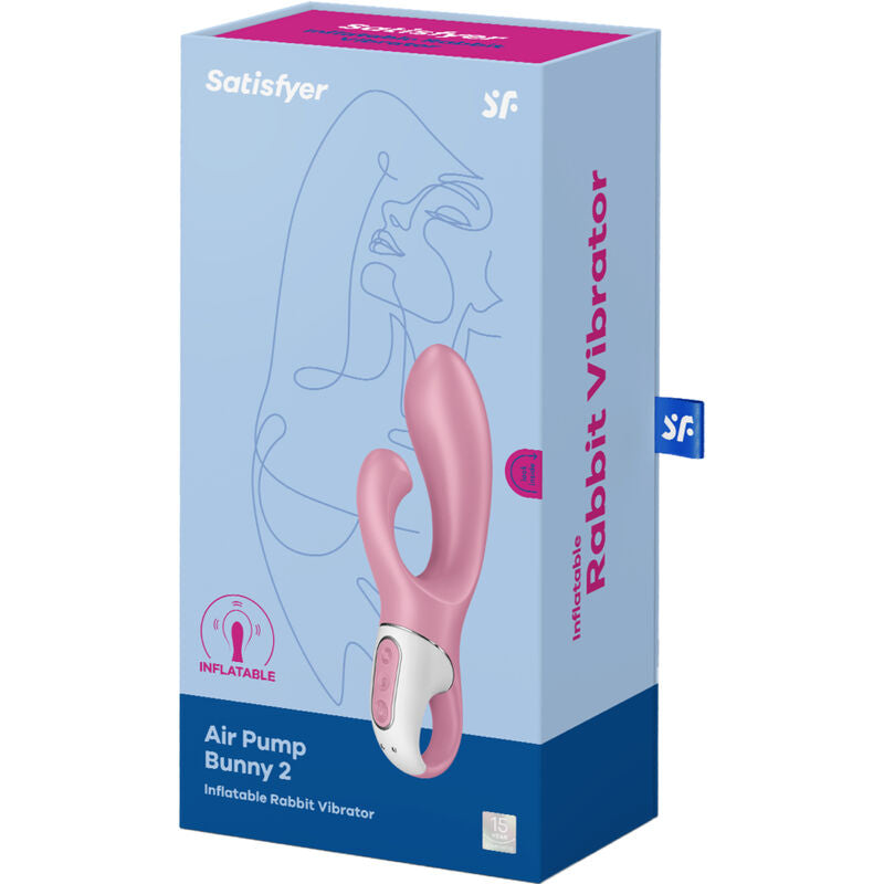 SATISFYER - POMPA AD ARIA BUNNY 2 ROSA – Vibratori a punto G – foto 6