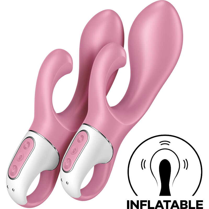 SATISFYER - POMPA AD ARIA BUNNY 2 ROSA – Vibratori a punto G