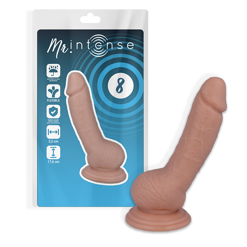 MR INTENSE - 8 PENE REALISTICO 17.6 CM -O- 3.5 CM – Peni realistici – foto 2