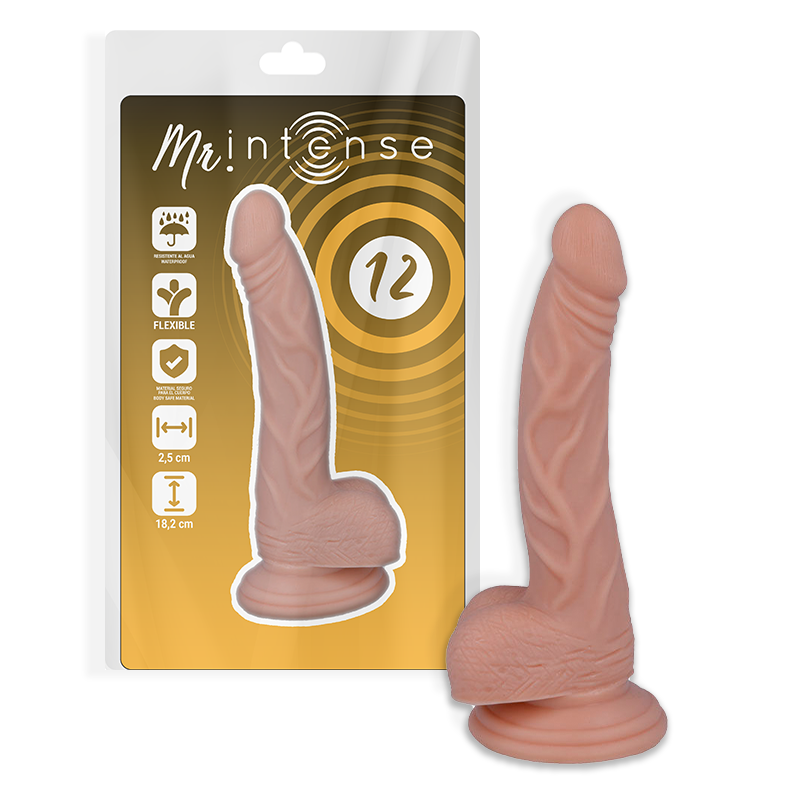 MR INTENSE - 12 PENE REALISTICO 18.2 CM -O- 2.5 CM – Peni realistici – foto 2
