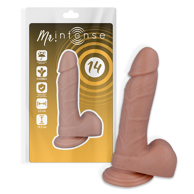 MR INTENSE - 14 PENE REALISTICO 18.5 CM -O- 3.8 CM – Peni realistici – foto 2