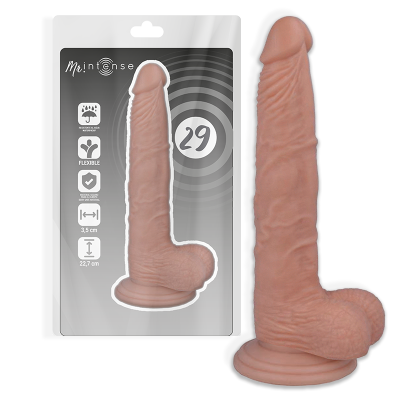 MR INTENSE - 29 PENE REALISTICO 22.7 CM -O- 3.5 CM – Peni realistici – foto 2