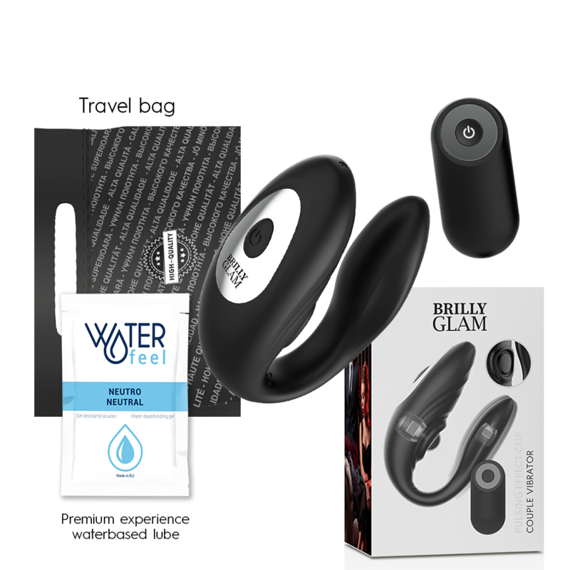 BRILLY GLAM- COPPIA TELECOMANDO PULSANTE E VIBRANTE – Telecomando