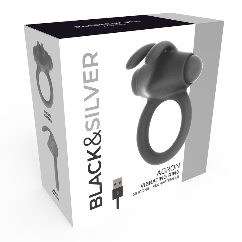 BLACK&SILVER - ANELLO AGRON 2.O – Cockring con vibrazione – foto 5