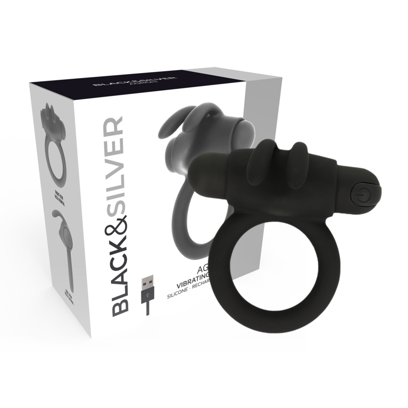 BLACK&SILVER - ANELLO AGRON 2.O – Cockring con vibrazione – foto 2
