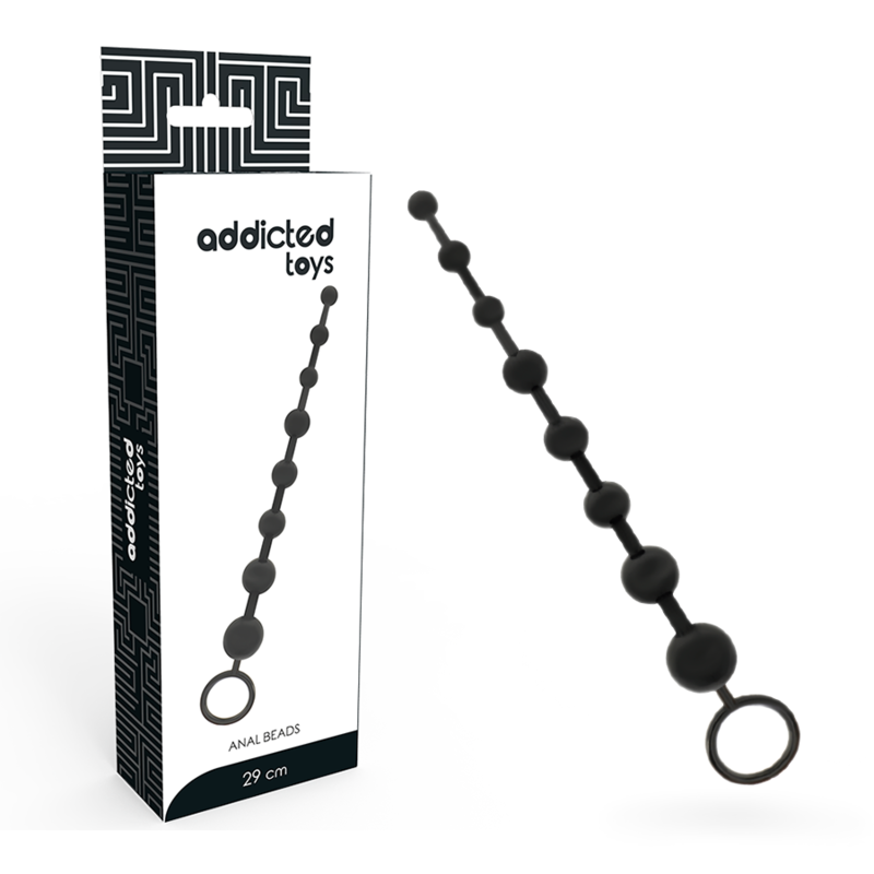 ADDICTED TOYS - PERLINE ANALI 29 CM NERO – Perline anali – foto 2