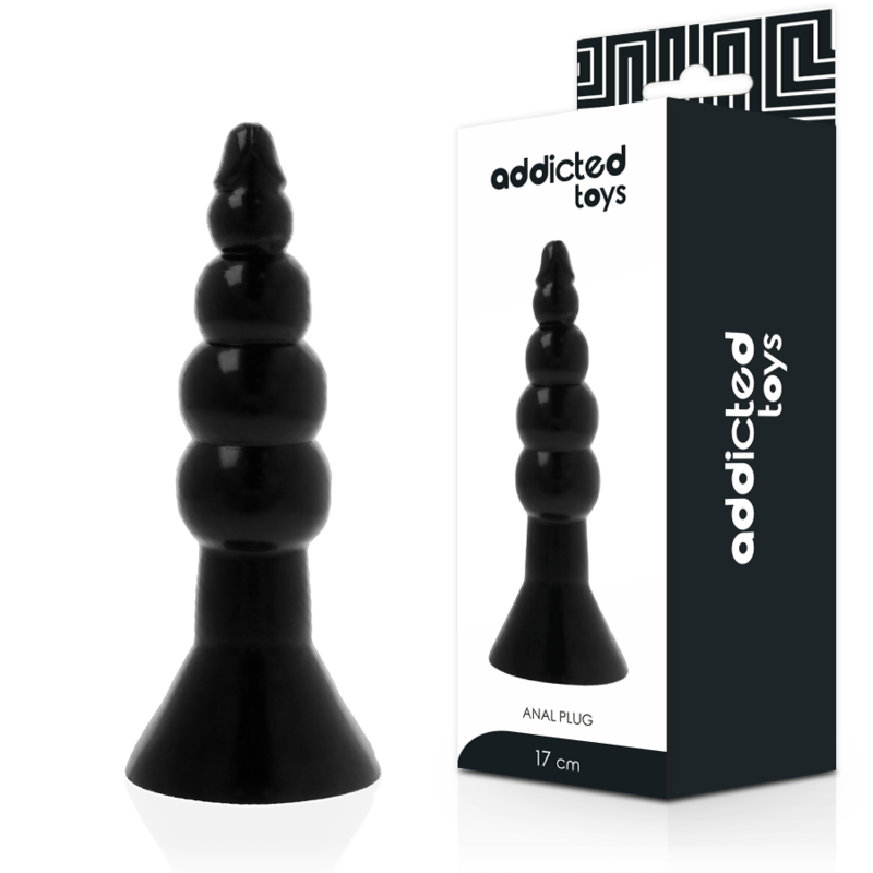 ADDICTED TOYS - PLUG ANALE 17 CM NERO – Tappi anali – foto 2