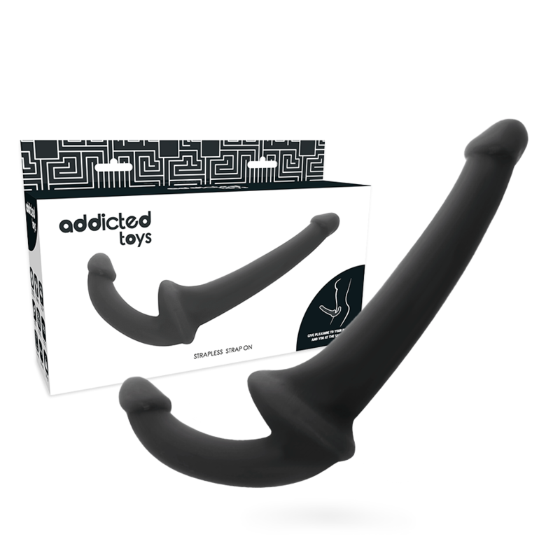 ADDICTED TOYS - DILDO CON RNA S SENZA SOTTOMISSIONE NERO – Imbracature senza vibrazioni – foto 2