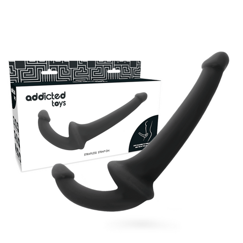 ADDICTED TOYS - DILDO CON RNA S SENZA SOTTOMISSIONE NERO – Imbracature senza vibrazioni – foto 2