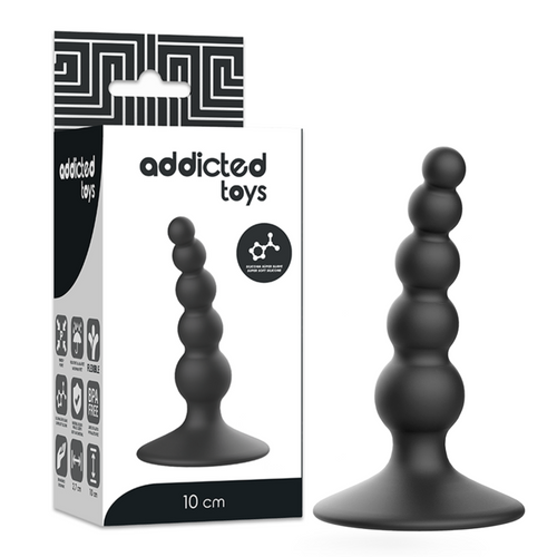 ADDICTED TOYS - PLUG SESSUALE ANALE 10 CM NERO – Tappi anali – foto 2