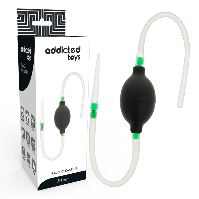 ADDICTED TOYS - SET DI CLISTERE NERO – Pulizia intima – foto 2