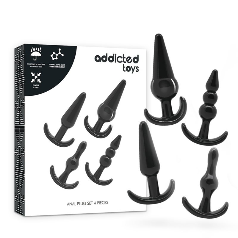 ADDICTED TOYS - SET DI 4 TAPPI ANALI – Tappi anali – foto 2