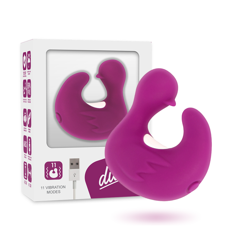 COVERME - DUCKYMANIA RICARICABILE DITALE ANATRA STIMOLANTE IN SILICONE – Per il clitoride