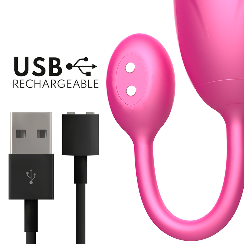 ONINDER - UOVO VIBRANTE DENVER ROSA 7 X 2,7 CM APP GRATUITA – Vibratori con APP – foto 6
