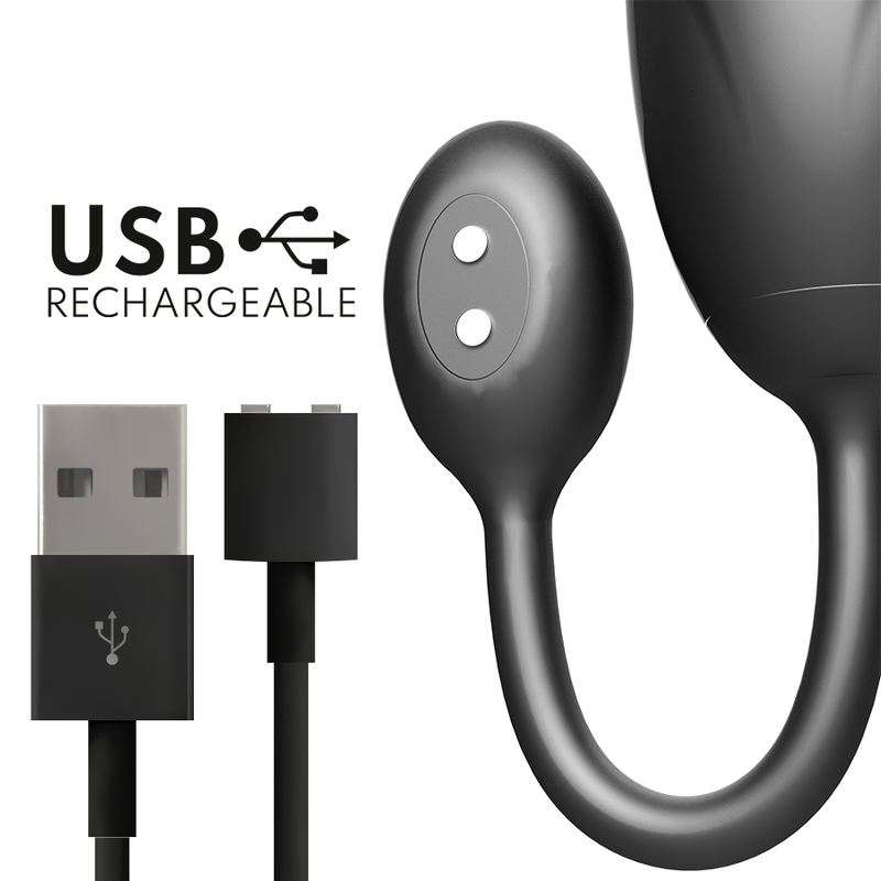 ONINDER - UOVO VIBRANTE DENVER NERO 7 X 2,7 CM APP. GRATUITA – Vibratori con APP – foto 6