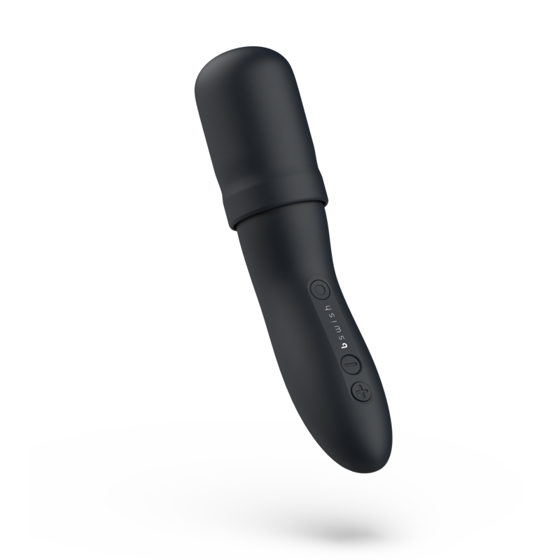 B SWISH - BACCHETTA VIBRATORE BTHRILLED PREMIUM NERA – Vibratore WAND – foto 3