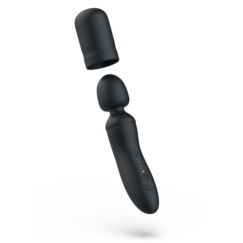 B SWISH - BACCHETTA VIBRATORE BTHRILLED PREMIUM NERA – Vibratore WAND – foto 5