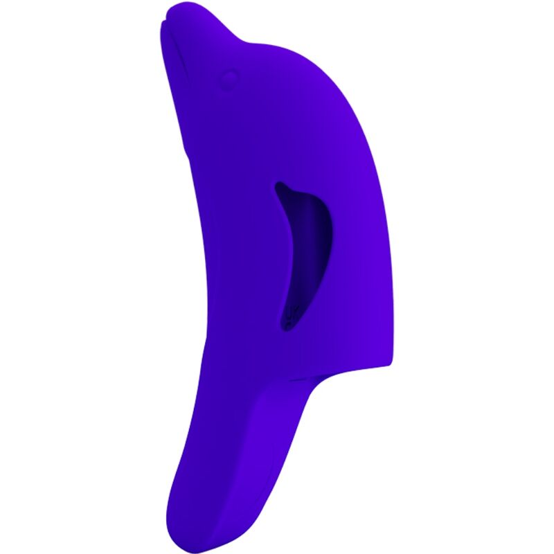 PRETTY LOVE - POTENTE STIMOLATORE DELLE DITA DELPHINI BLU SCURO – Vibratori da dito