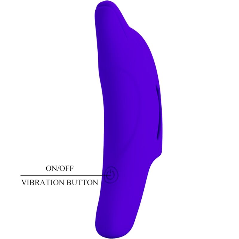 PRETTY LOVE - POTENTE STIMOLATORE DELLE DITA DELPHINI BLU SCURO – Vibratori da dito – foto 7