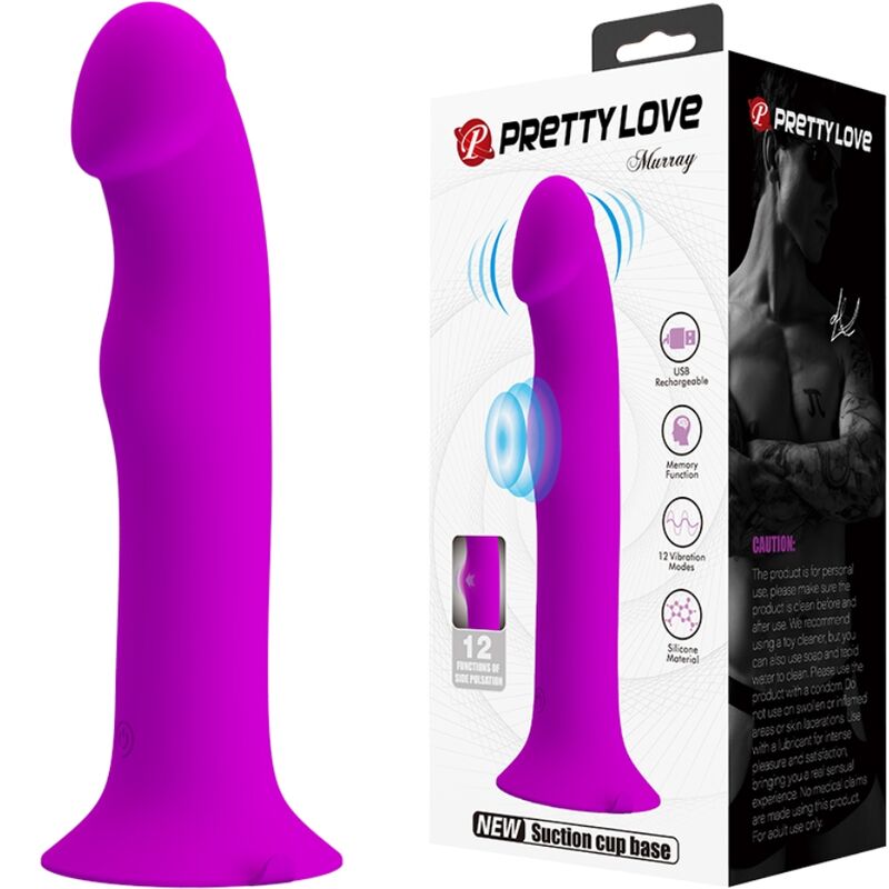 PRETTY LOVE - VIBRATORE MURRAY E STIMOLATORE DEL PUNTO G VIOLA – Vibratori a punto G – foto 2