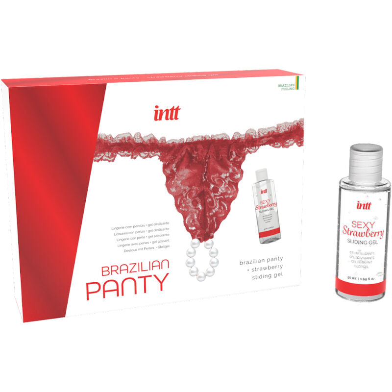 INTT RELEASES - BRASILIANA ROSSA CON PERLE E GEL LUBRIFICANTE 50 ML – Kit lubrificanti – foto 2