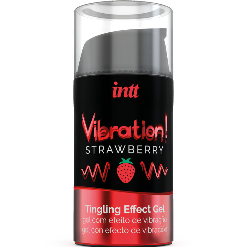 INTT - POTENTE GEL VIBRANTE LIQUIDO STIMOLANTE INTIMO FRAGOLA 15 ML – Intensificatore dell'orgasmo