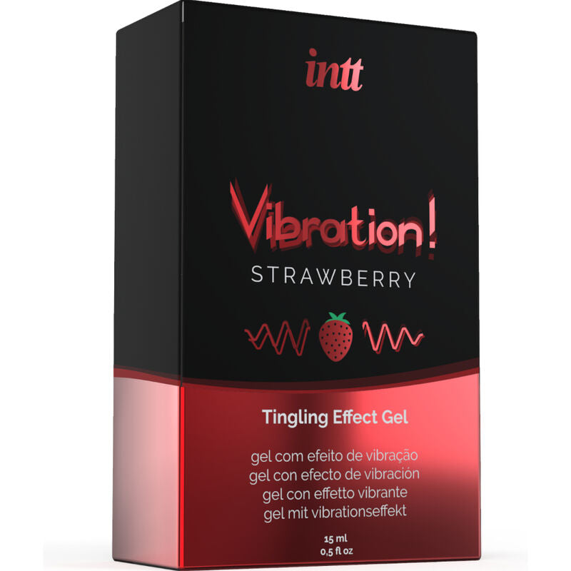 INTT - POTENTE GEL VIBRANTE LIQUIDO STIMOLANTE INTIMO FRAGOLA 15 ML – Intensificatore dell'orgasmo – foto 3