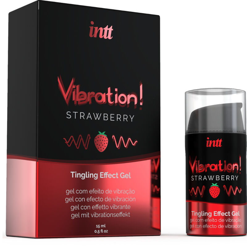 INTT - POTENTE GEL VIBRANTE LIQUIDO STIMOLANTE INTIMO FRAGOLA 15 ML – Intensificatore dell'orgasmo – foto 2