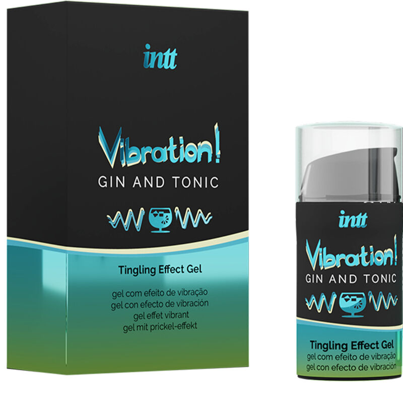 INTT - POTENTE GEL LIQUIDO VIBRATORE STIMOLANTE INTIMO GIN & TONICO 15ML – Intensificatore dell'orgasmo – foto 2