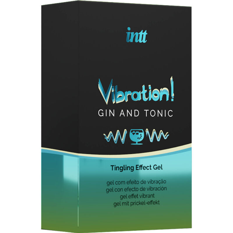 INTT - POTENTE GEL LIQUIDO VIBRATORE STIMOLANTE INTIMO GIN & TONICO 15ML – Intensificatore dell'orgasmo – foto 3