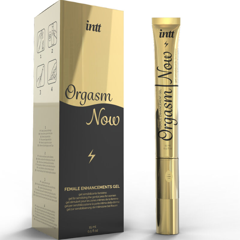 INTT LUBRICANTS - GEL STIMOLANTE VAGINALE INTENSO CON APPLICATORE VIBRATORE – Intensificatore dell'orgasmo – foto 2