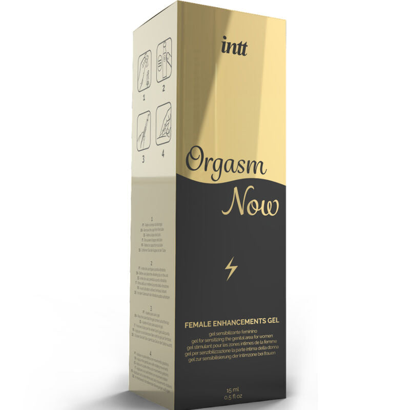 INTT LUBRICANTS - GEL STIMOLANTE VAGINALE INTENSO CON APPLICATORE VIBRATORE – Intensificatore dell'orgasmo – foto 3