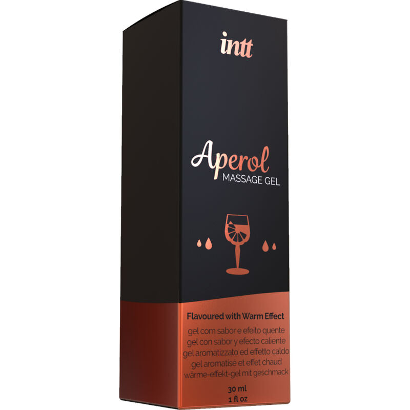 INTT MASSAGE & ORAL SEX - GEL DA MASSAGGIO APEROL EFFETTO CALORE INTENSO – Con effetto termico – foto 3
