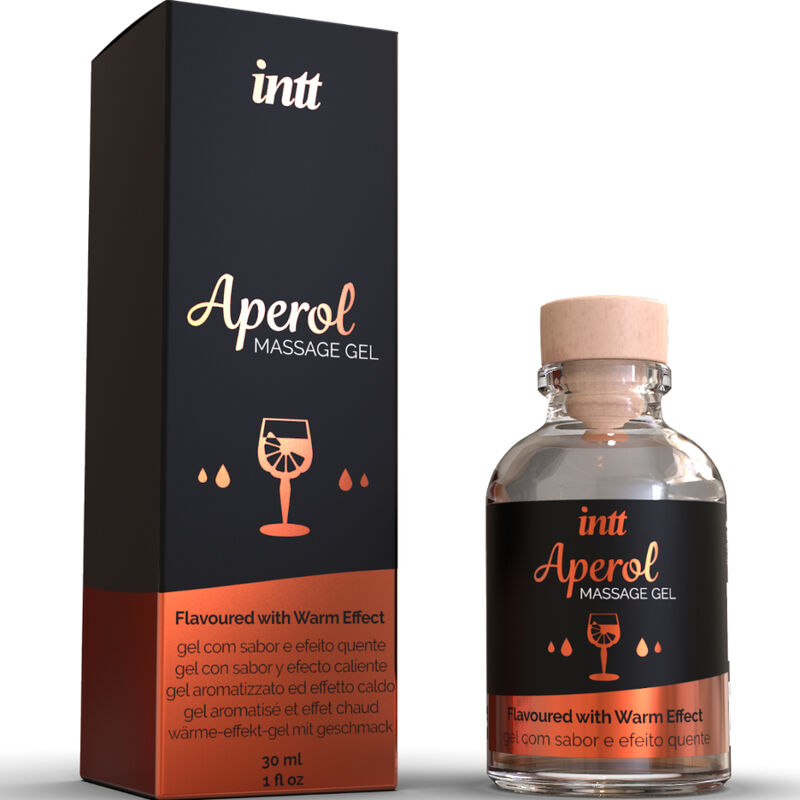 INTT MASSAGE & ORAL SEX - GEL DA MASSAGGIO APEROL EFFETTO CALORE INTENSO – Con effetto termico – foto 2