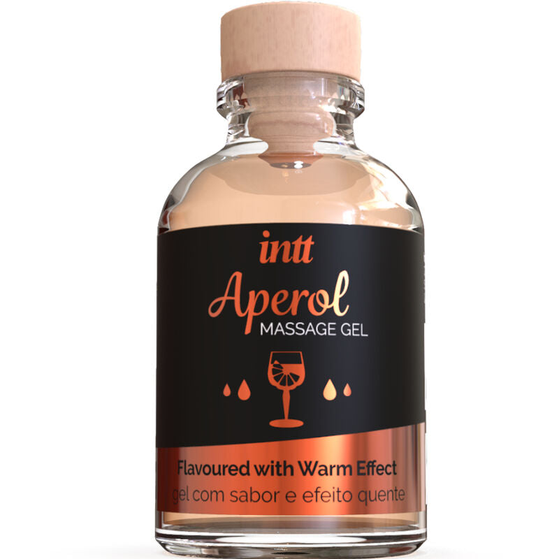 INTT MASSAGE & ORAL SEX - GEL DA MASSAGGIO APEROL EFFETTO CALORE INTENSO – Con effetto termico