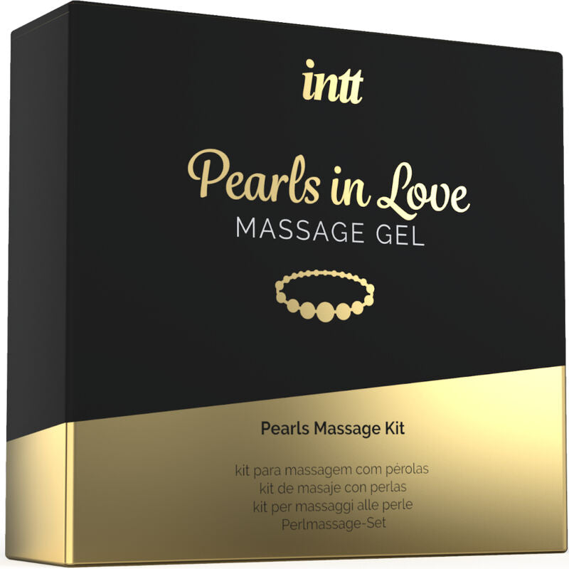 INTT MASSAGE & ORAL SEX - PERLE INNAMORATE CON COLLANA DI PERLE E GEL DI SILICONE – Kit per massaggi – foto 3