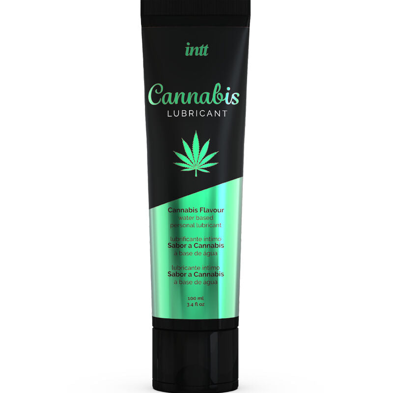 INTT LUBRICANTS - LUBRIFICANTE INTIMO A BASE ACQUOSA AL GUSTO DI CANNABIS – Con sapori deliziosi