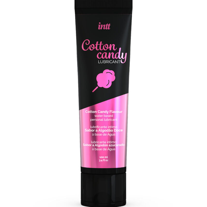 INTT LUBRICANTS - LUBRIFICANTE INTIMO A BASE ACQUOSA DELIZIOSO SAPORE DI COTONE DOLCE – Con sapori deliziosi