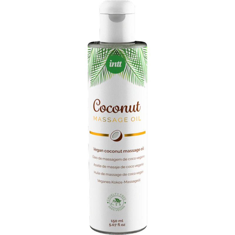 INTT - OLIO DA MASSAGGIO VEGANO DOLCE CON RILASSANTE AL GUSTO DI COCCO – Oli Aromatizzati