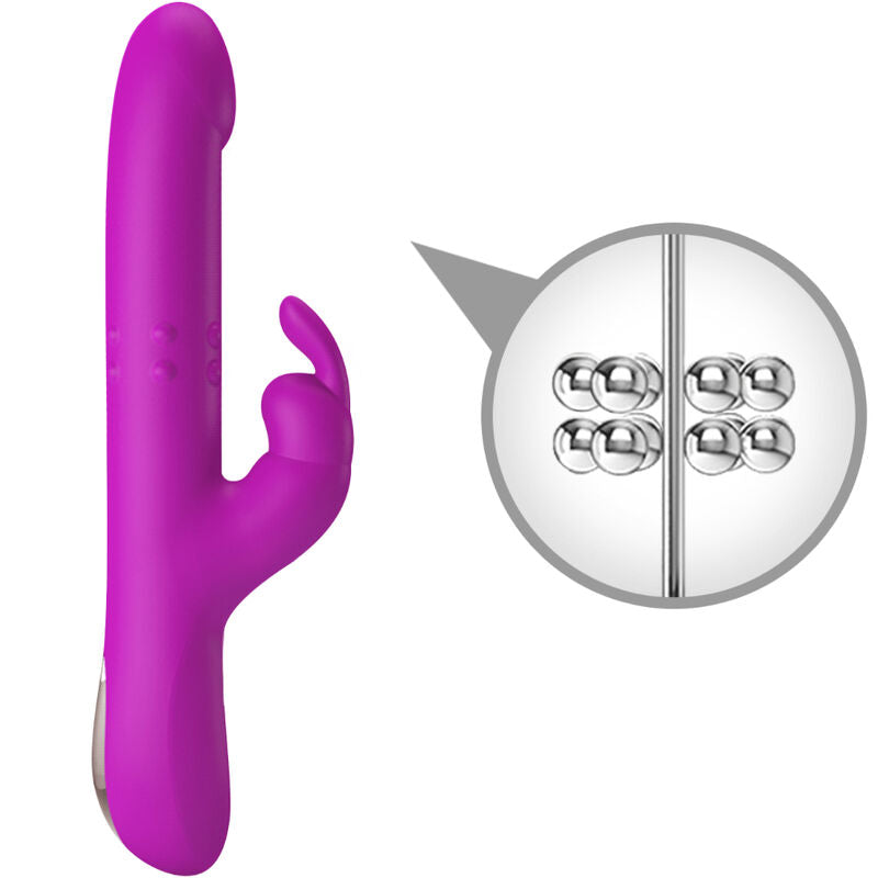 PRETTY LOVE - VIBRATORE REESE CON ROTAZIONE VIOLA – Rotatori vibranti – foto 8
