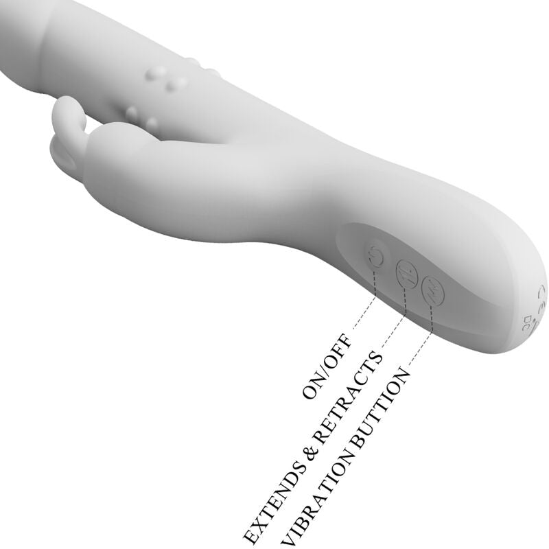 PRETTY LOVE - VIBRATORE REESE CON ROTAZIONE ARGENTO – Rotatori vibranti – foto 6
