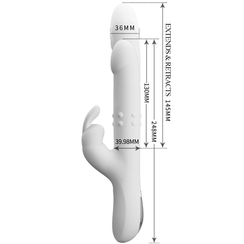 PRETTY LOVE - VIBRATORE REESE CON ROTAZIONE ARGENTO – Rotatori vibranti – foto 5