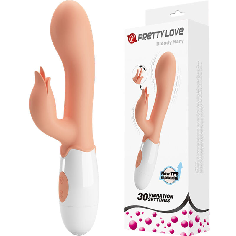 PRETTY LOVE - BLOODY MARY VIBRATORE CON STIMOLATORE – Rotatori vibranti – foto 8