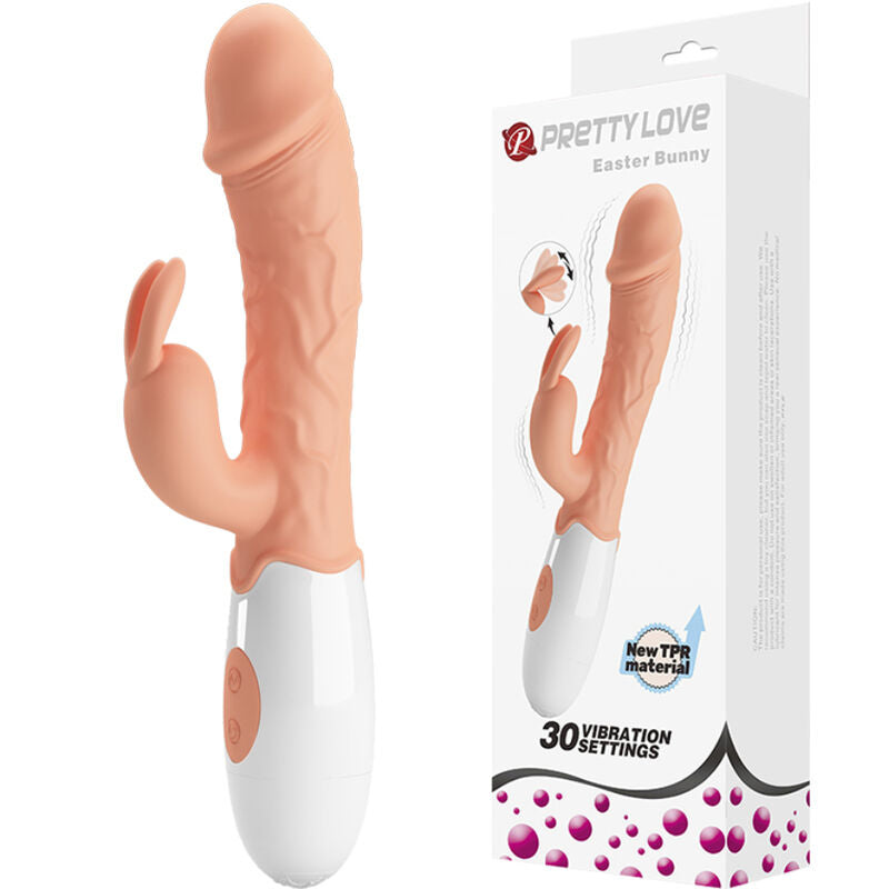 PRETTY LOVE - VIBRATORE CONIGLIETTO PASQUALE CON STIMOLATORE – Vibratori di coniglio – foto 2